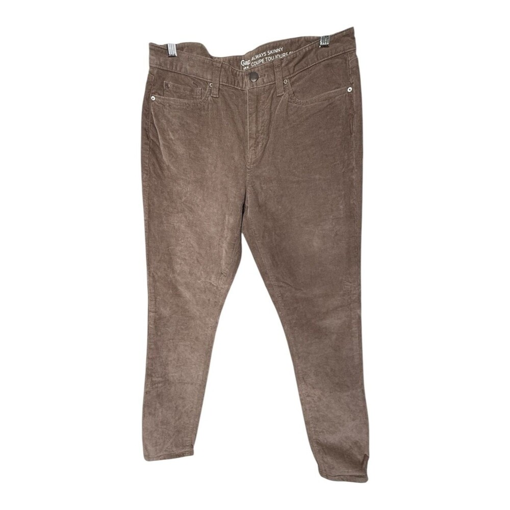 Gap Always Skinny Corduroy Pants Taupe Brown Size 6 / 28R